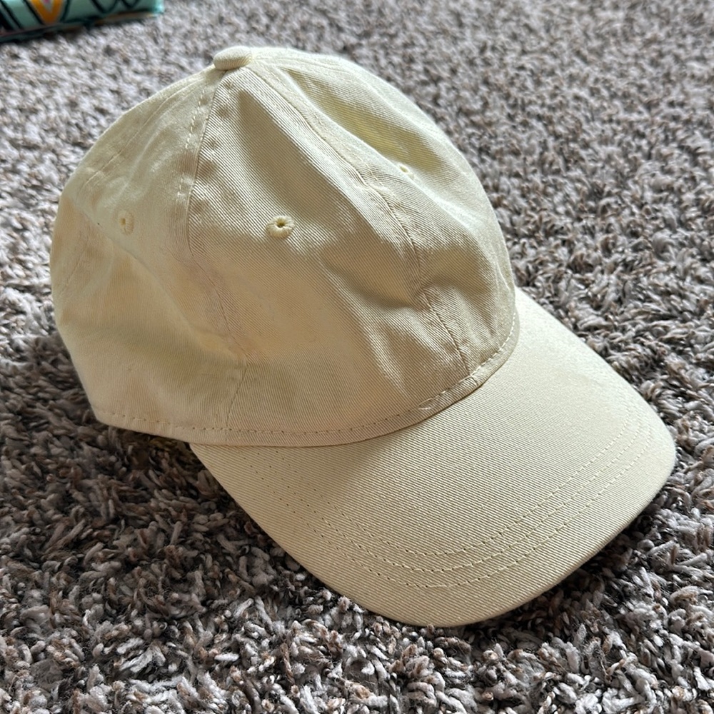 Yellow ball cap